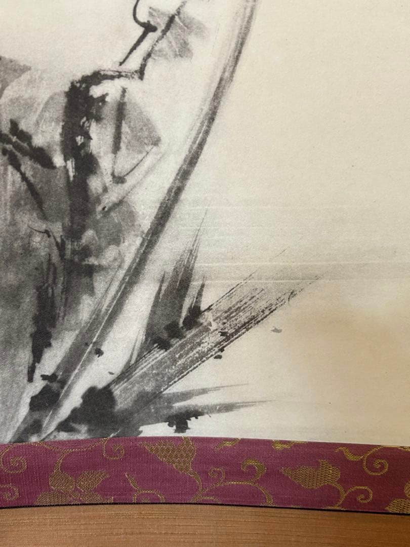 「枯木鳴鵙」　宮本武蔵　掛け軸 掛軸 共箱あり 限定1000部謹製 802番