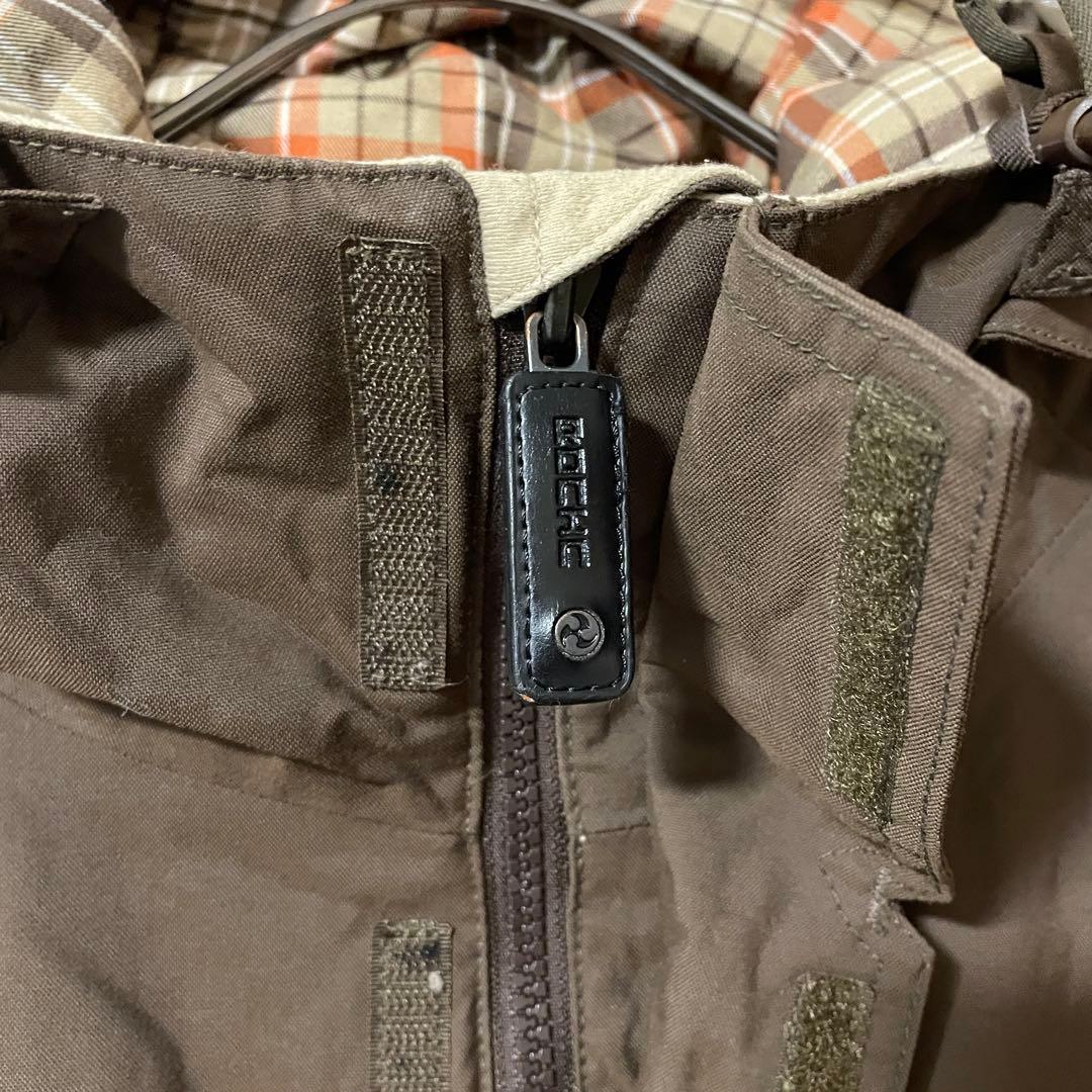 Burtonバートンスキーウェアスノーボードジャケットパーカーフード茶色ブラウン