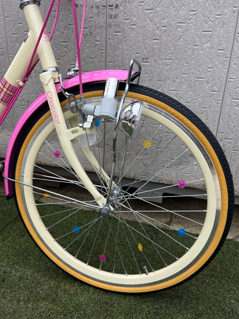 Chocolat cute 自転車　キッズ自転車　女の子　6ギア　22インチ