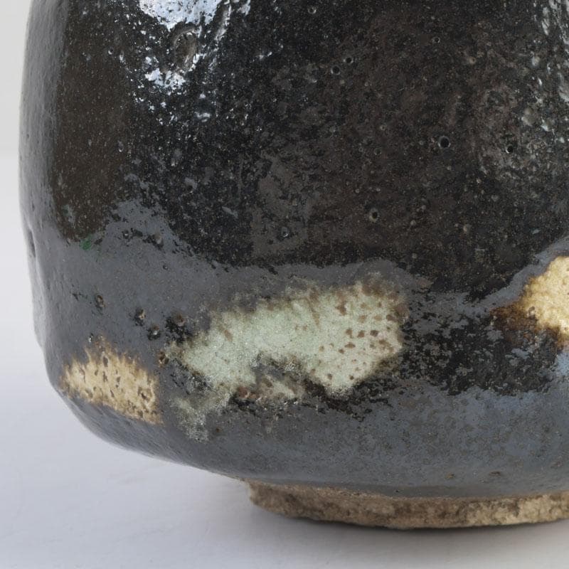 meru 楽吉左衛門五代宗入作　黒楽茶碗　十一代　慶入極め箱　M　9828