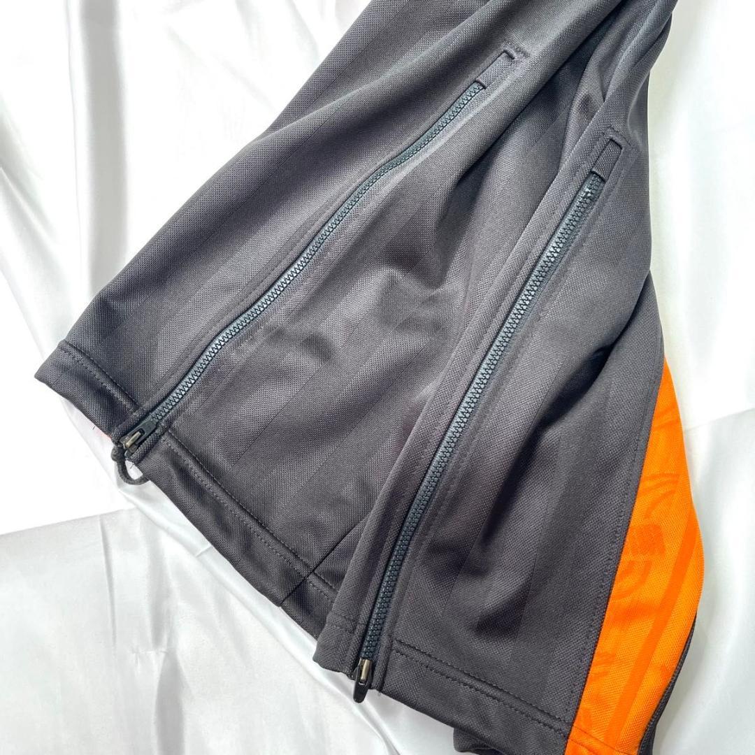 極美品 プーマ　ジャージ　セットアップ　ダークグレー　オレンジ　XL プージャー