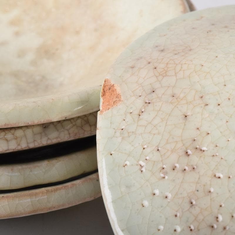 和食器　京焼　清水焼　陶楽造　向付　五客　共箱　V　7839