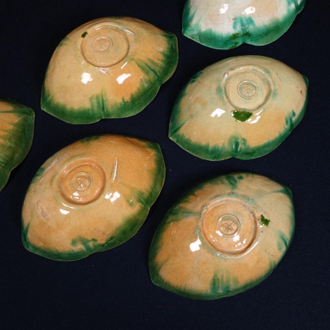 楽焼 舟形皿 向付 6客