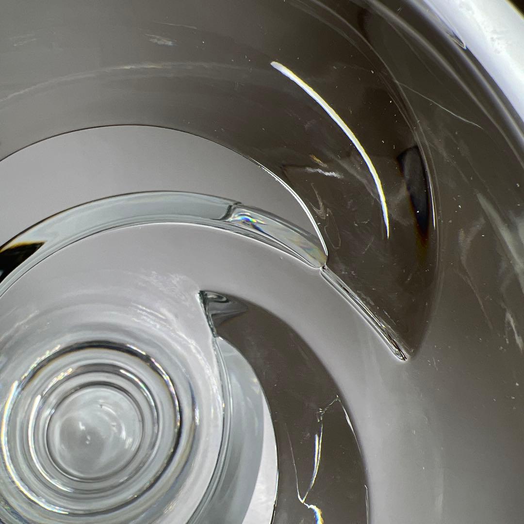 バカラ　トルネード　花瓶　高さ22.8㎝　東Y7-1119☆1Fトトコ