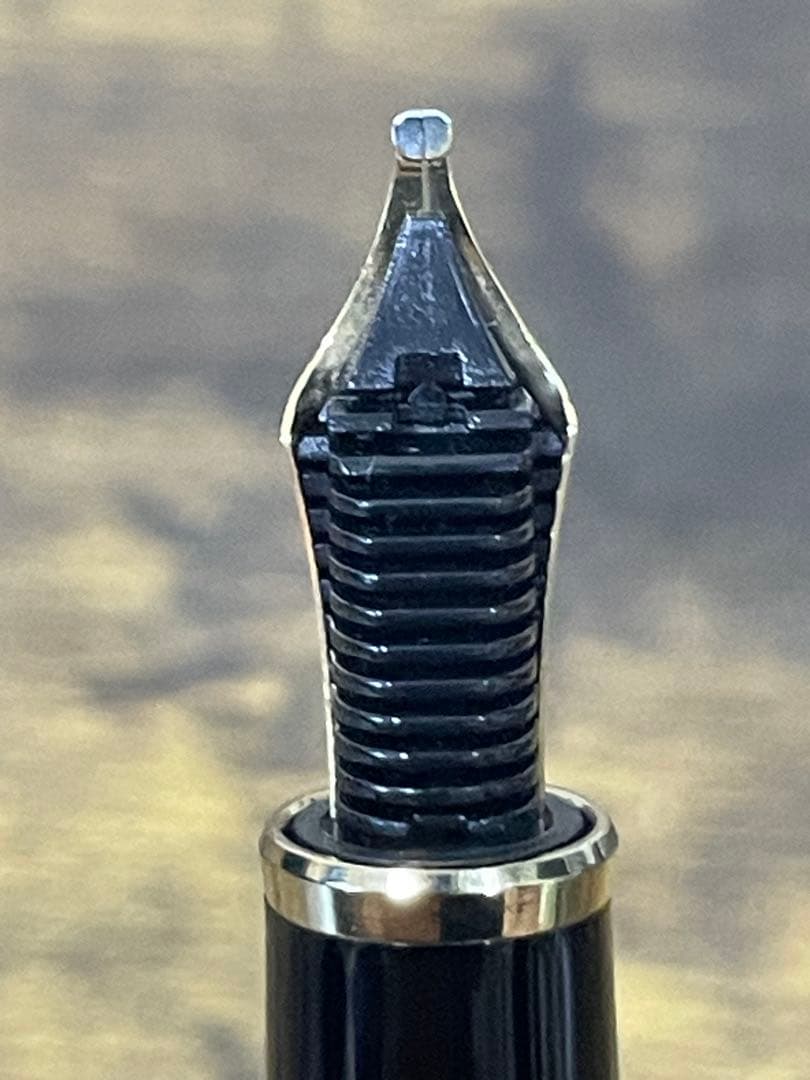 試筆のみ　MSニブ　ミュージック　ホワイトゴールド　21金　セーラー　万年筆