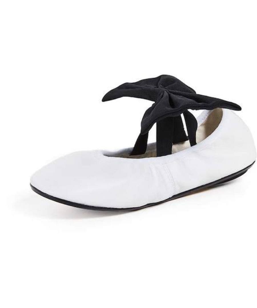 レペット　ホワイト バレエシューズ ブラックリボン　匿名発送