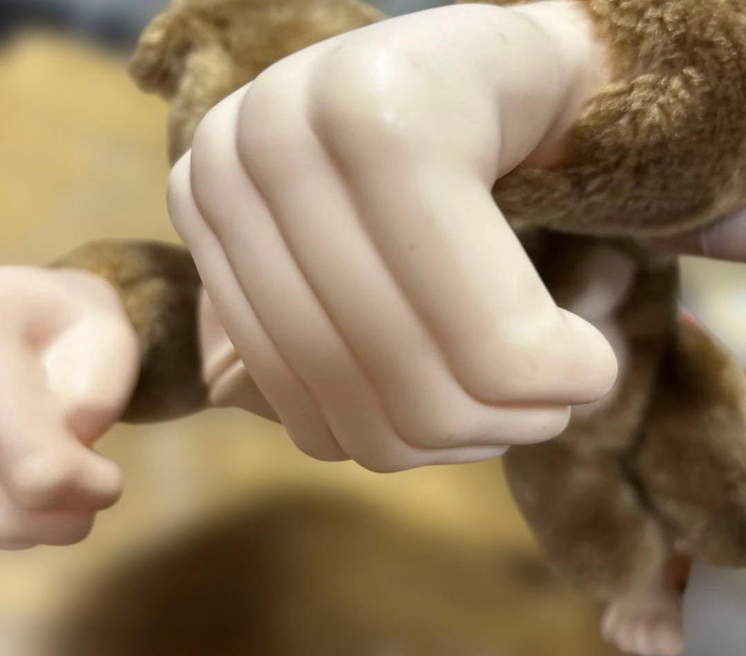 希少品 1994年 アクションポーズ 特大ドンキーコング ソフビ レトロ