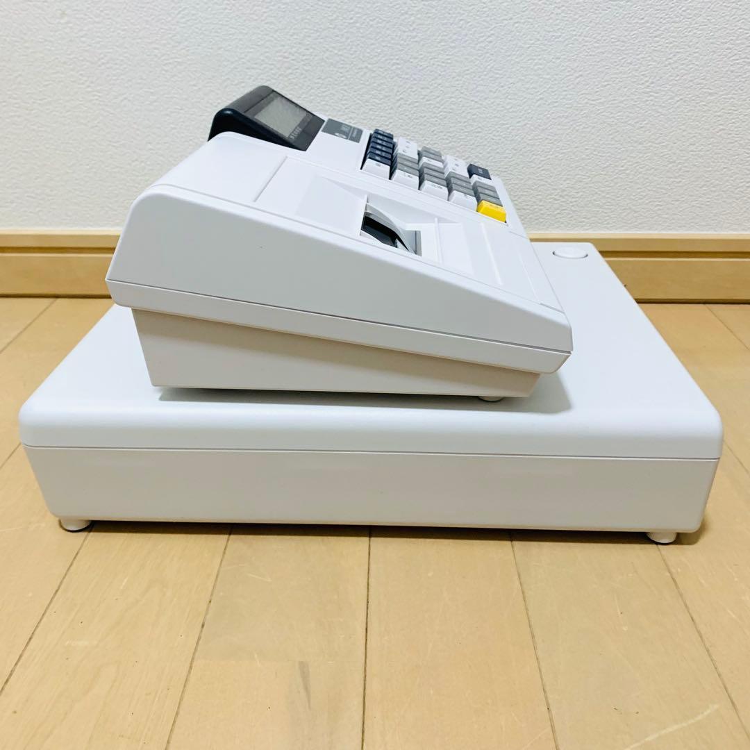 【未使用級】CLOVER クローバー JET-100CHR 鍵付　ロール紙付