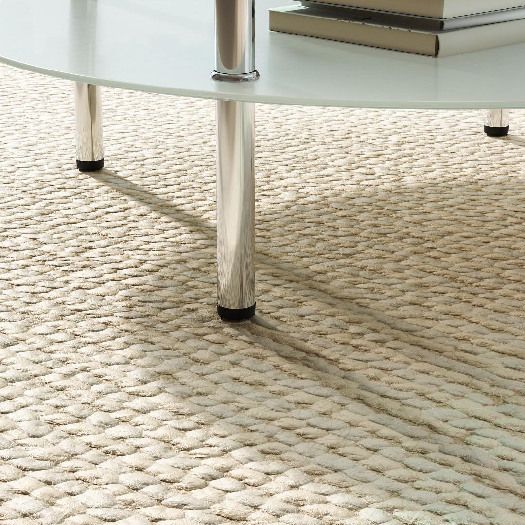 二段ラウンドコーヒーテーブル ホワイト 北欧モダン 収納棚付き 80cm