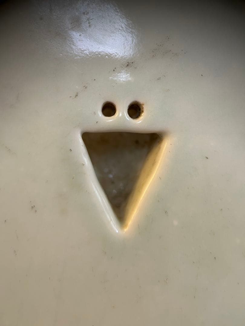 大清道光年製 手描 粉彩 牡丹双鳥図 壁瓶（壁掛け花瓶）中国古美術 希少 古玩