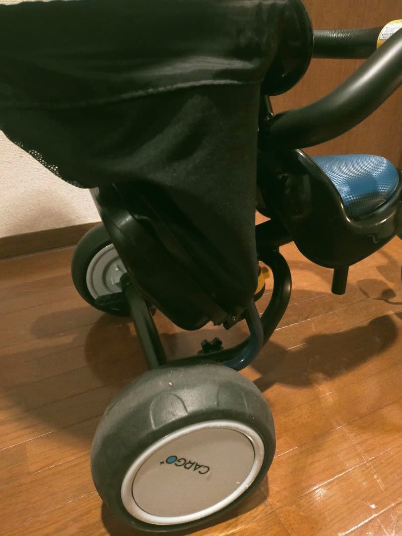 ides CARGO+ アイデス　カーゴ　プラス　ネイビー三輪車 日よけ付き