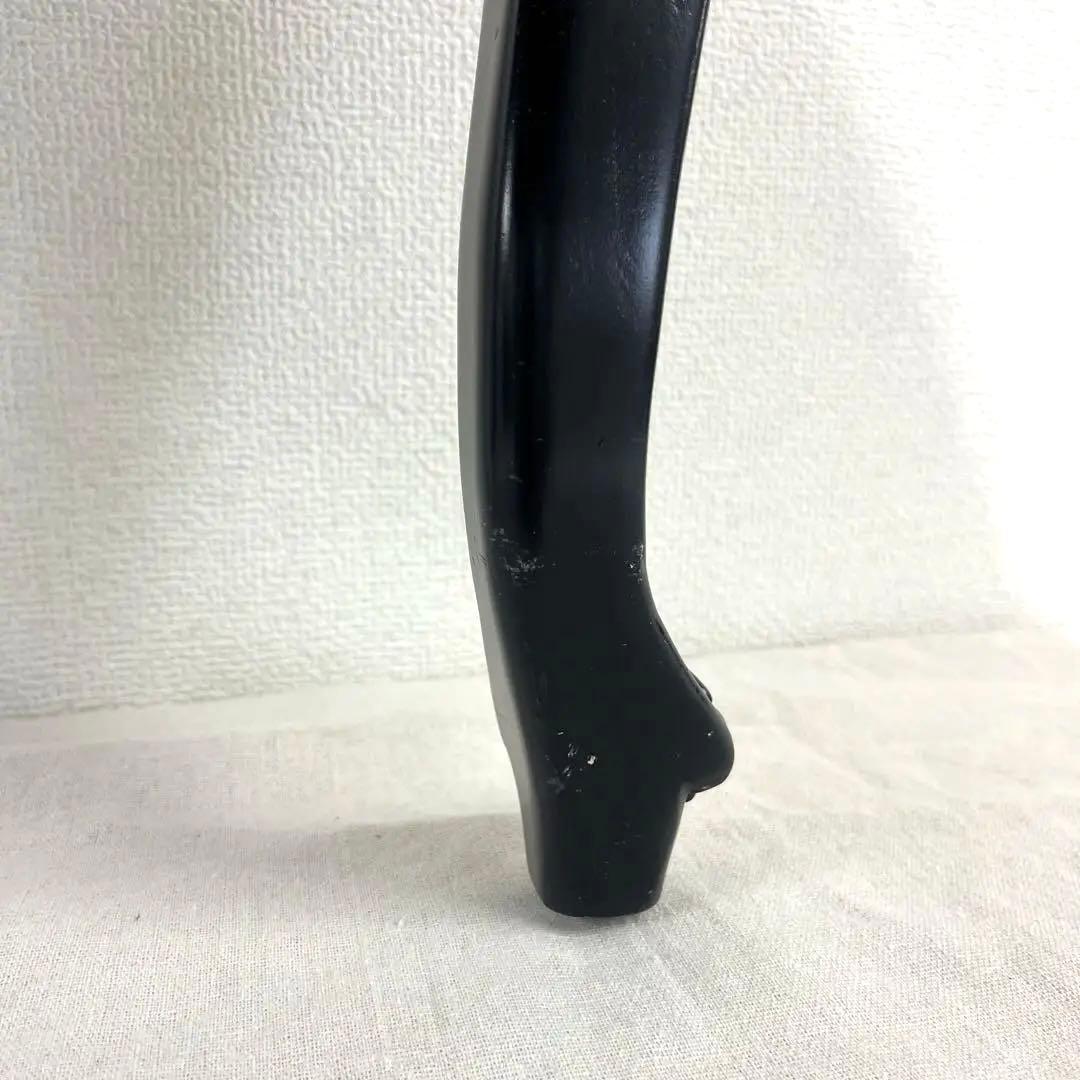 【美品】ロココ様式 アンティーク調 オットマン スツール 彫刻 ブラック