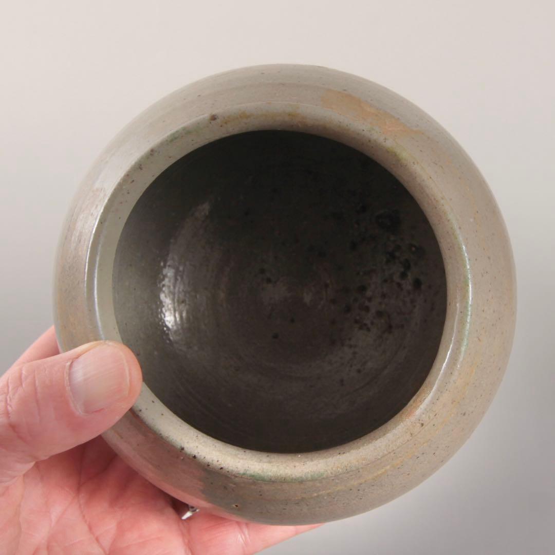 李朝 前期 堅手 壺 朝鮮美術 古美術 古道具 アンティーク