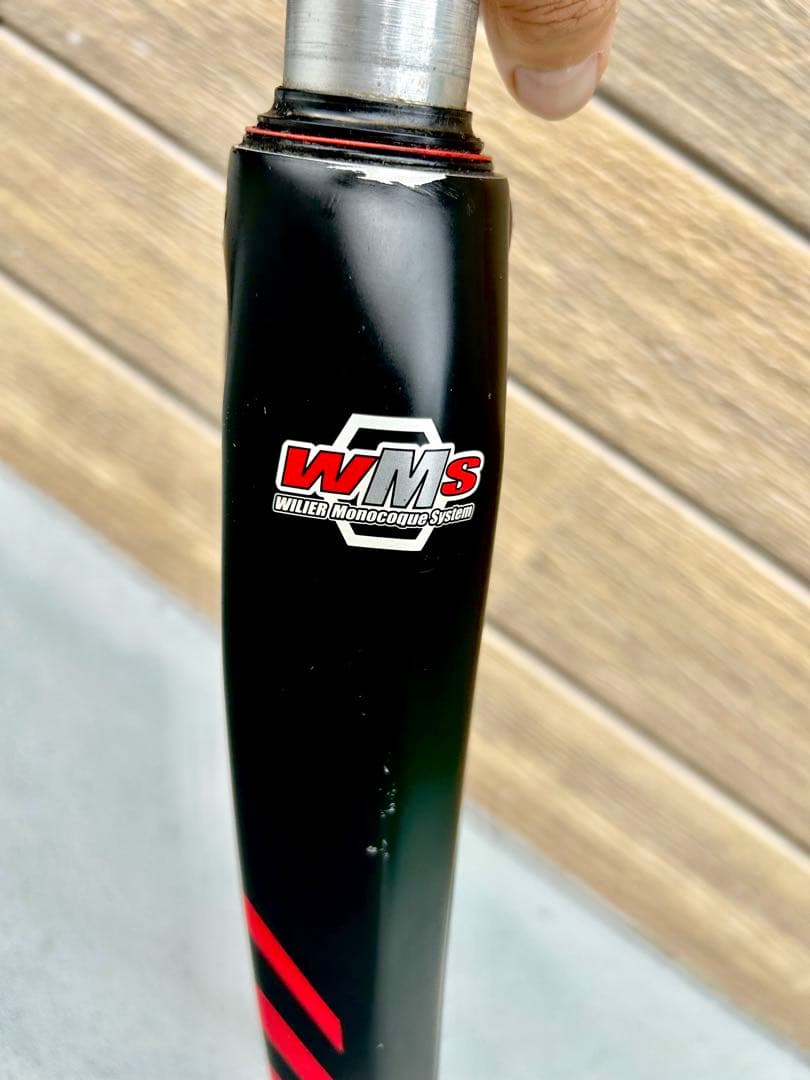 【WilierカーボンCarbonフロントフォーク】RITCHEYヘッドパーツ付