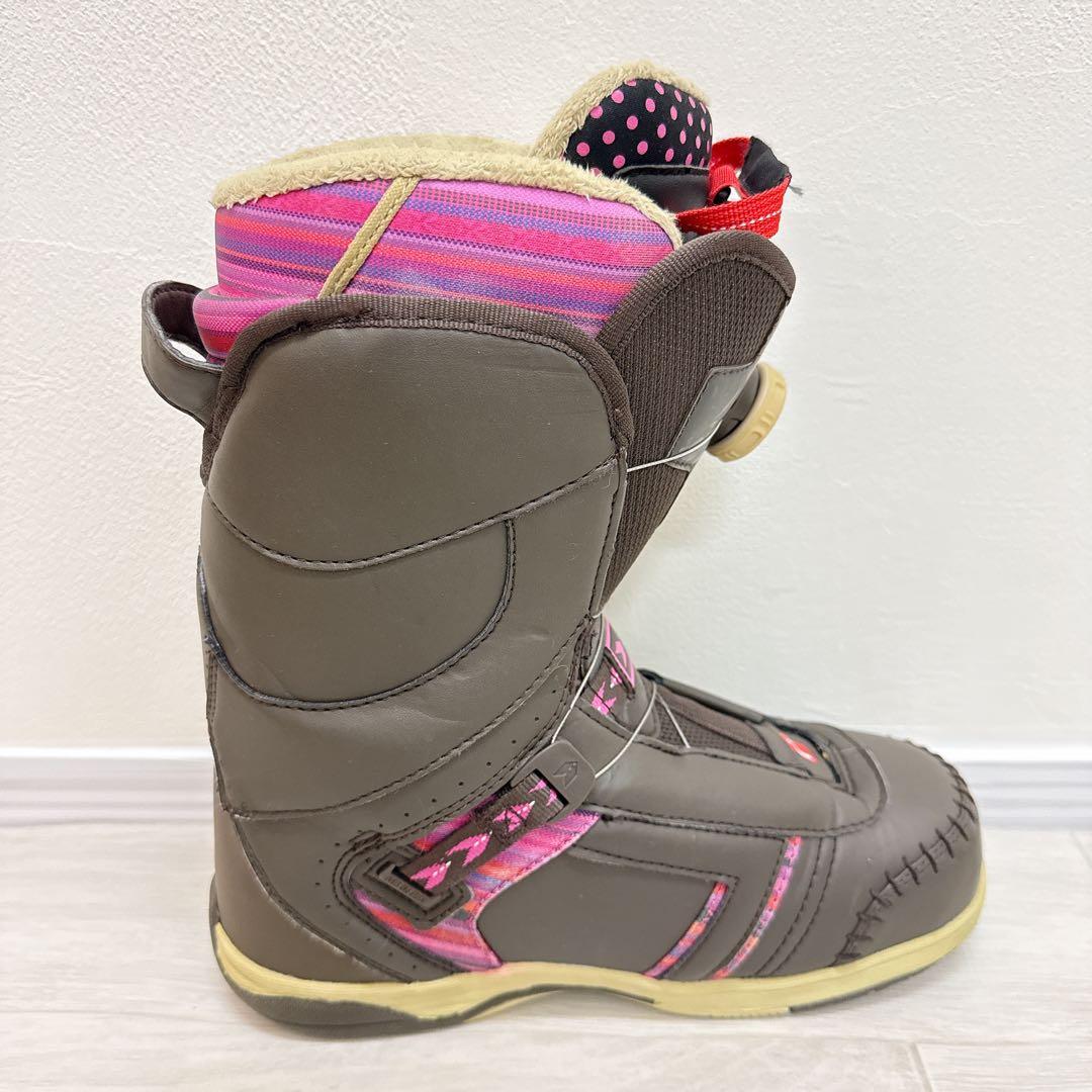 【美品　HEAD】ヘッド ワン ボアスノーボードブーツ ブラウン/ピンク
