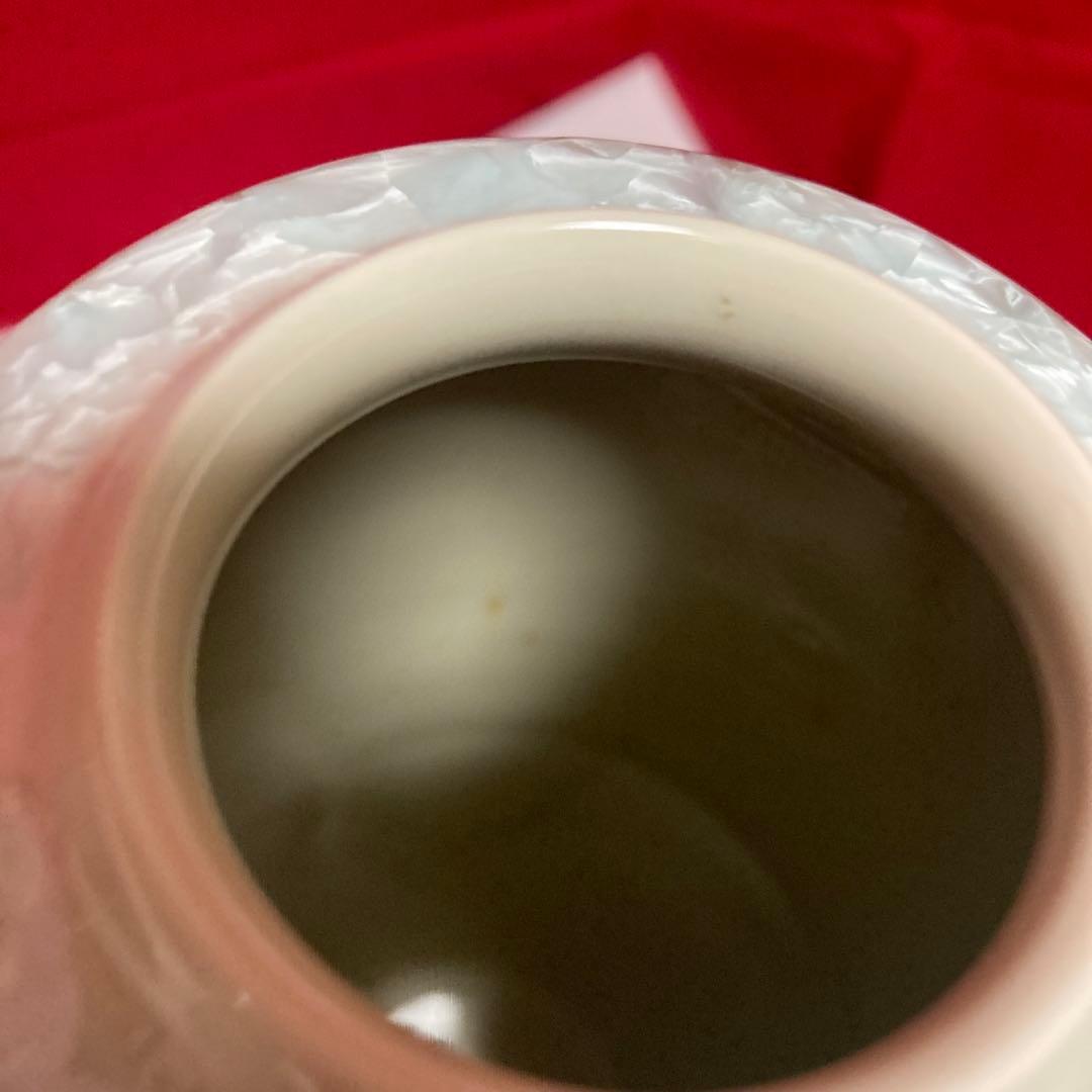 『未使用品』たち吉　京焼・清水焼　結晶釉　月華花生