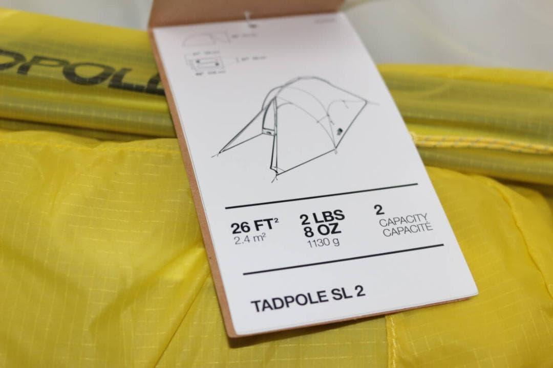 The North Face　Tadpole SL2　超軽量　3シーズン　2人用