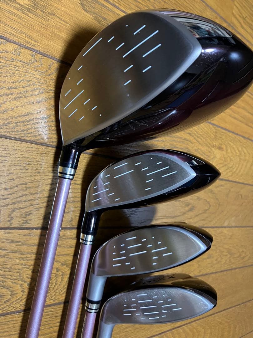 ゼクシオ8 レディース クラブセット 10本(L/ボルドー)