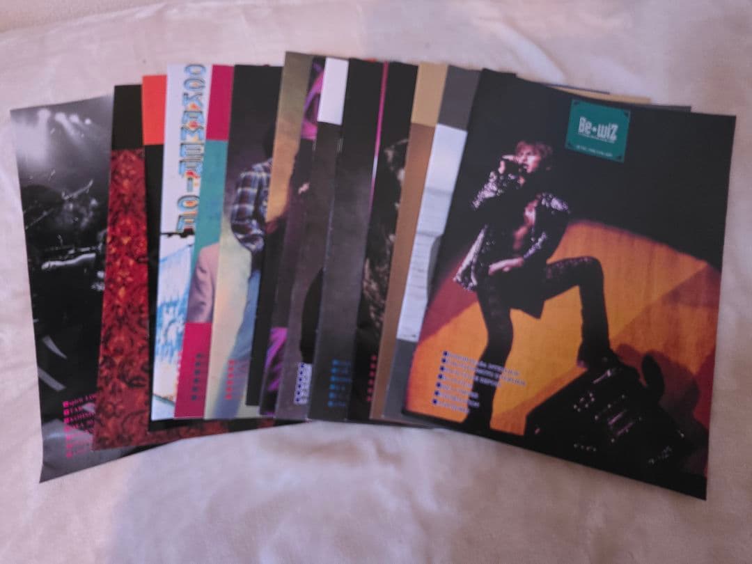 B'z '90年代会報誌、ジグソーパズル、カード、コンサートチケットまとめ売り