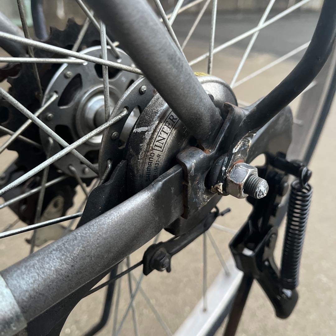SHIMANOグレー シティサイクル 【基本的に引き取り限定】