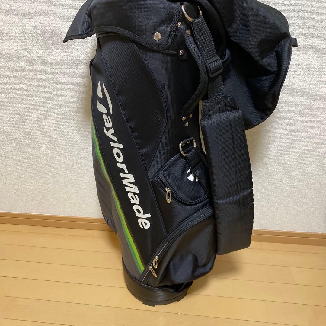ぱ*だ様 TaylorMade キャディバッグ ブラック/グリーンストライプ R