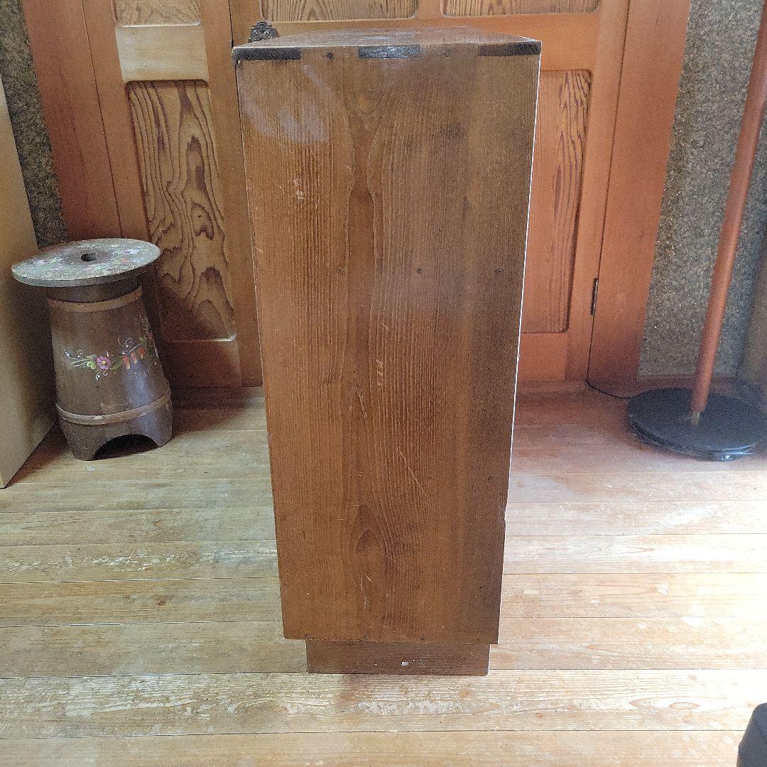 【昭和レトロ】茶箪笥 飾り彫り 古家具 アンティーク