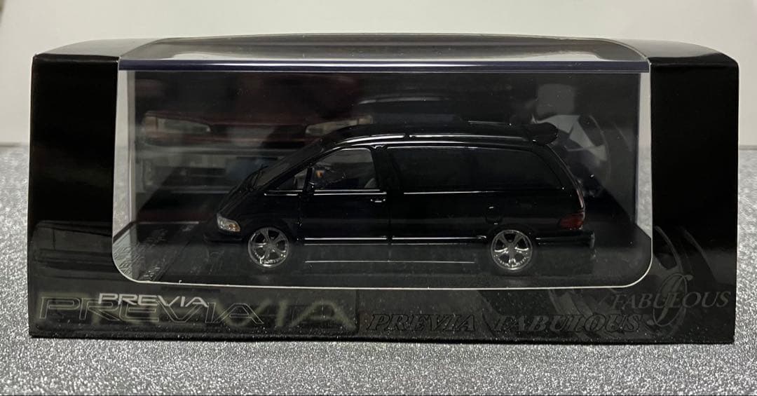 トヨタ　エステマ　ファブレス　フルエアロ　1/64 改造