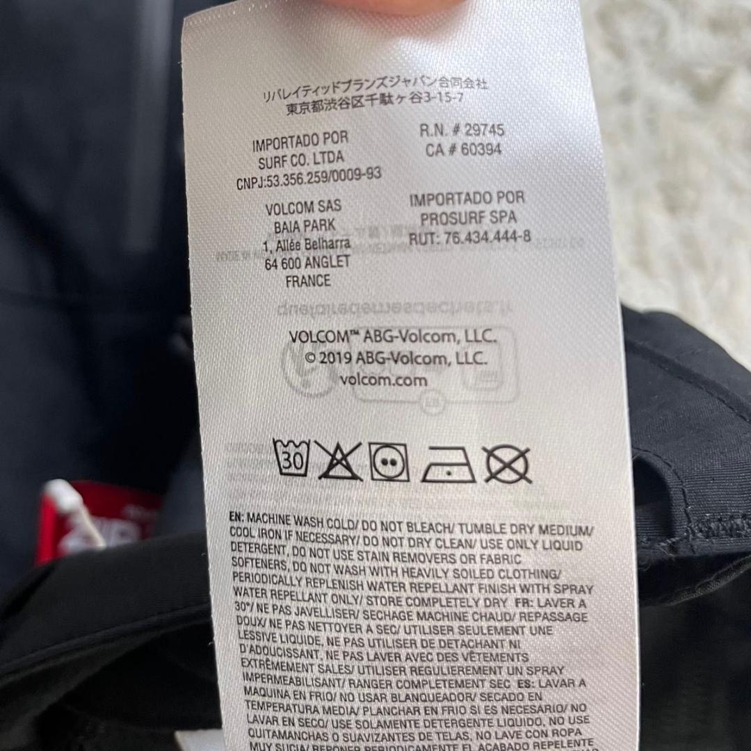 【新品未使用タグ付き】ボルコム スノボパンツ　スノーパンツ　黒　ゴアテックス　L