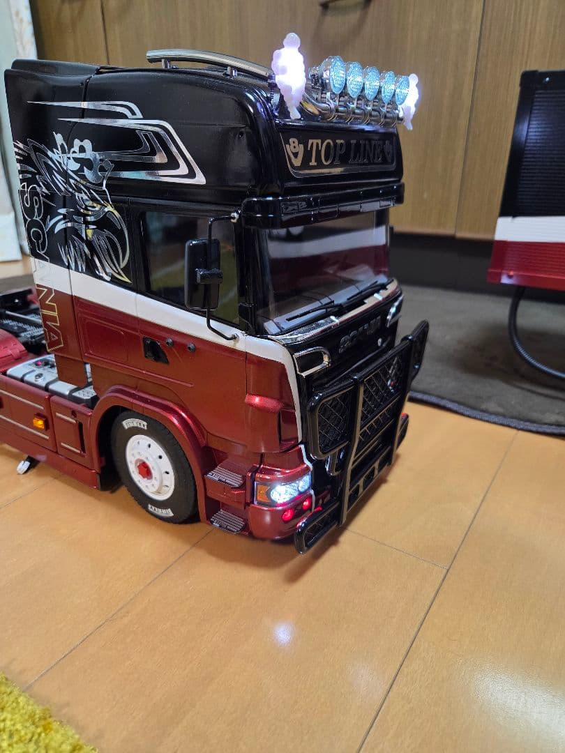 タミヤ1/14　スカニア　セミトレーラー　セット