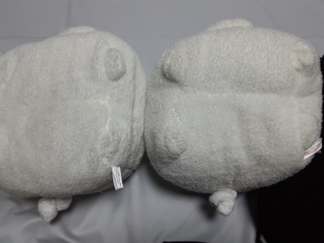 タオルハンガー モノクロブー ぬいぐるみセット もこもこ キラキラ XL BIG