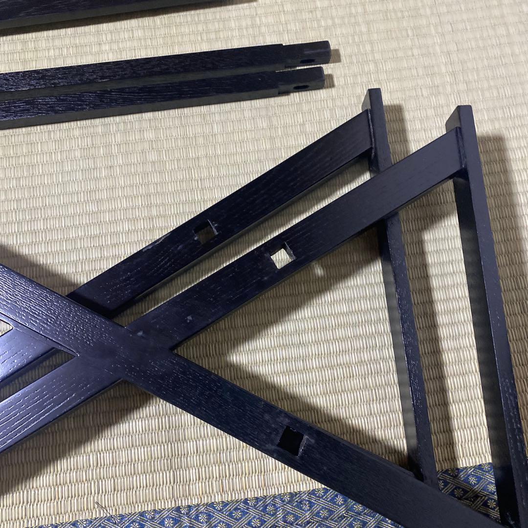 茶道具　立礼棚　喫架　（きっか）　止金具付き