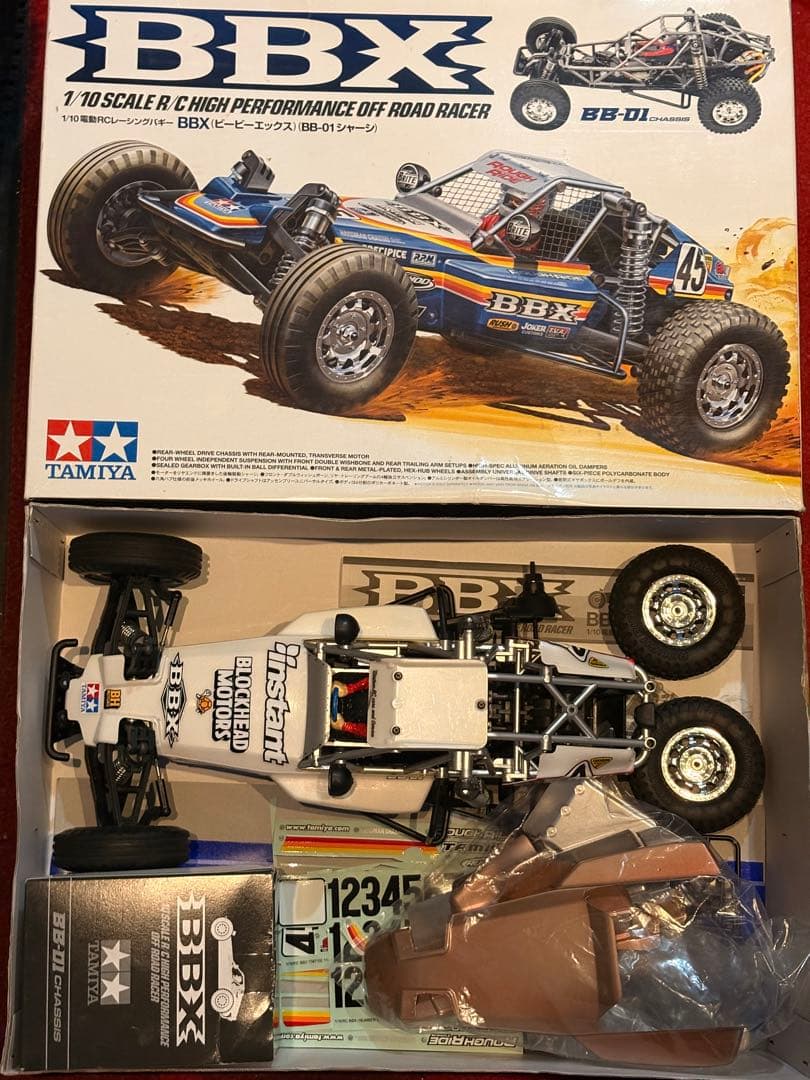 タミヤ 1/10 電動RCカー組立キット BBX（BB-01） 組立済み中古品