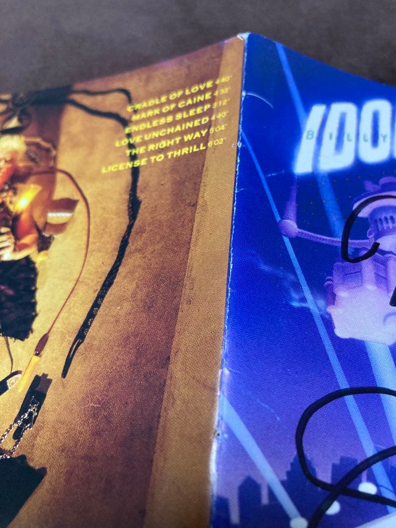 ビリー・アイドル　スティーヴ・スティーヴンス　サインCD billy idol