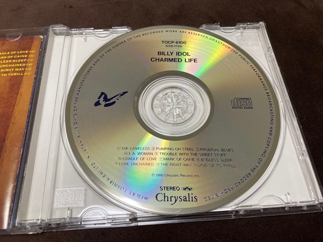 ビリー・アイドル　スティーヴ・スティーヴンス　サインCD billy idol