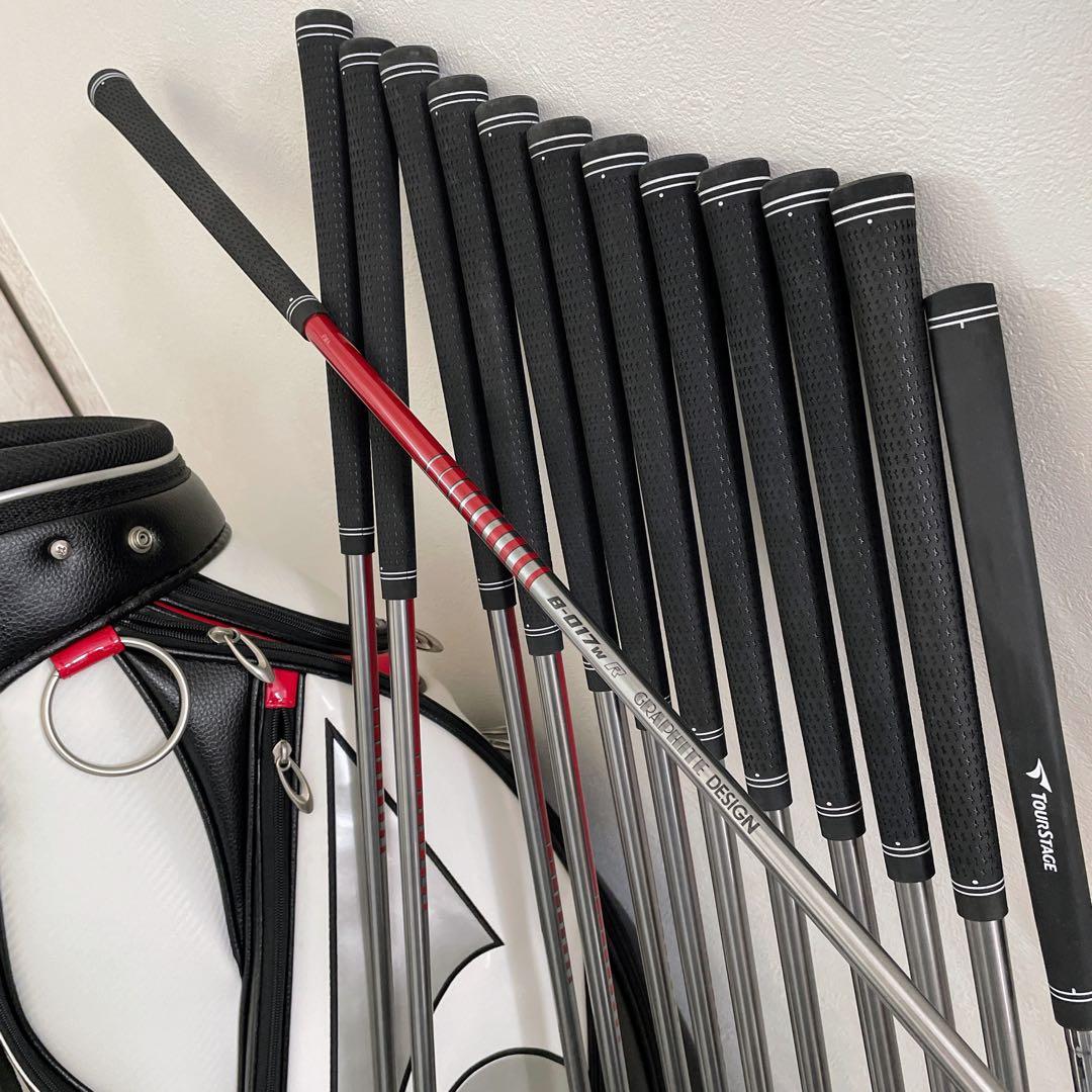 未使用に近い　完売　ツアーステージ　ゴルフクラブ　本格フルセット　V771