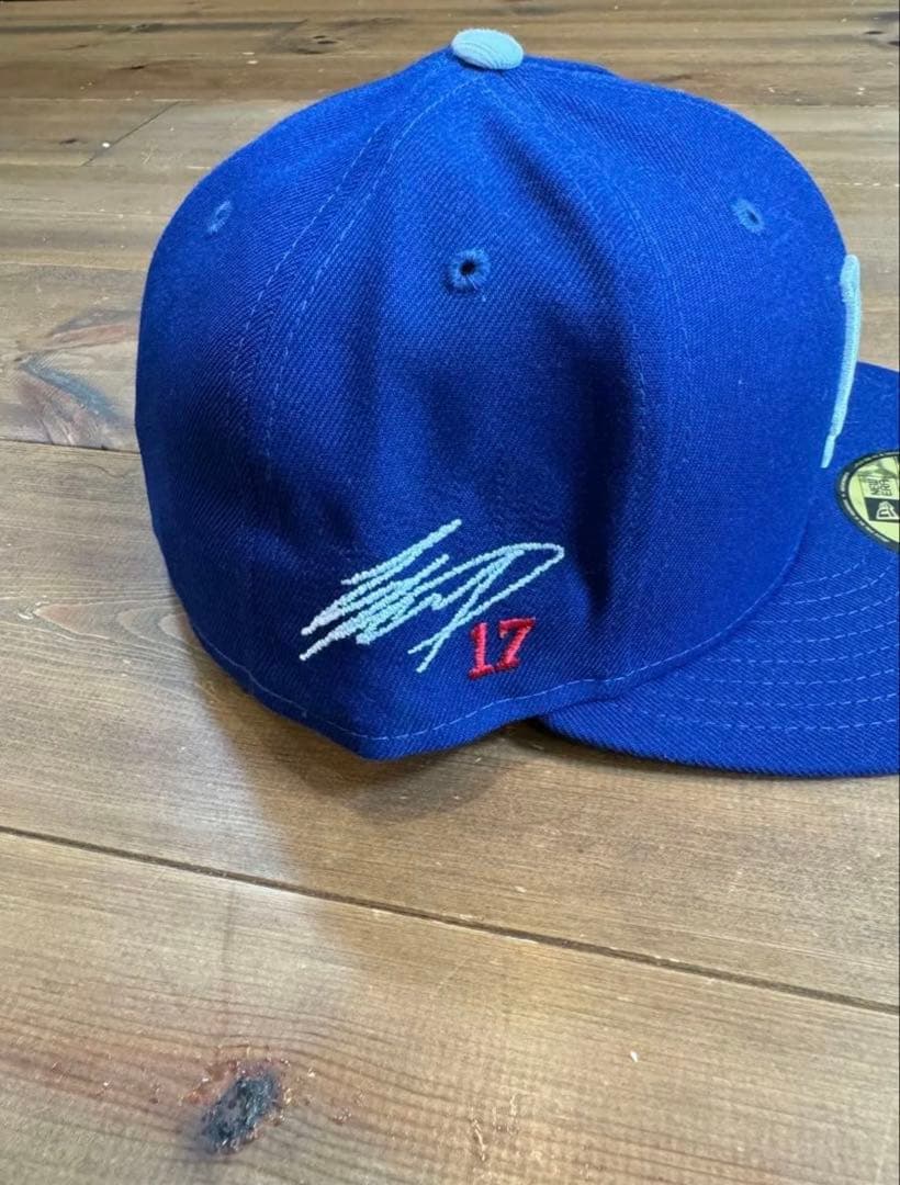 ドジャース　大谷翔平 サイン&背番号入り ニューエラ キャップ 7 3/8