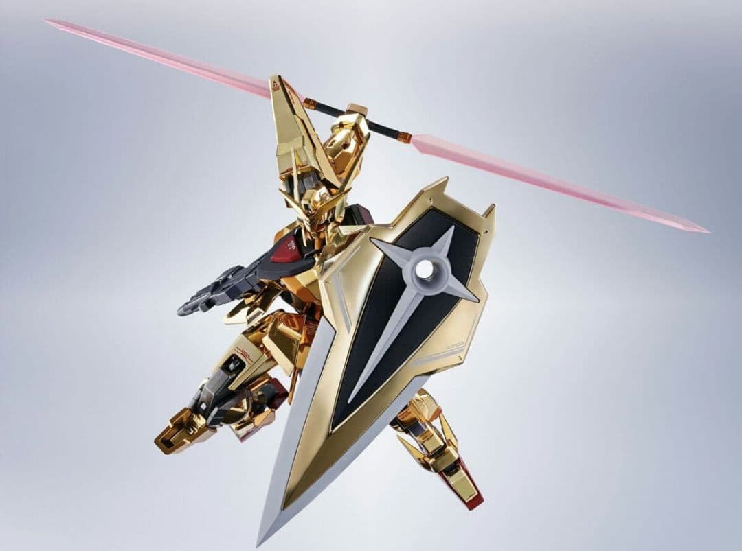 メタルロボット魂。ガンダムシードフリーダム.アカツキ.シラヌイ装備。