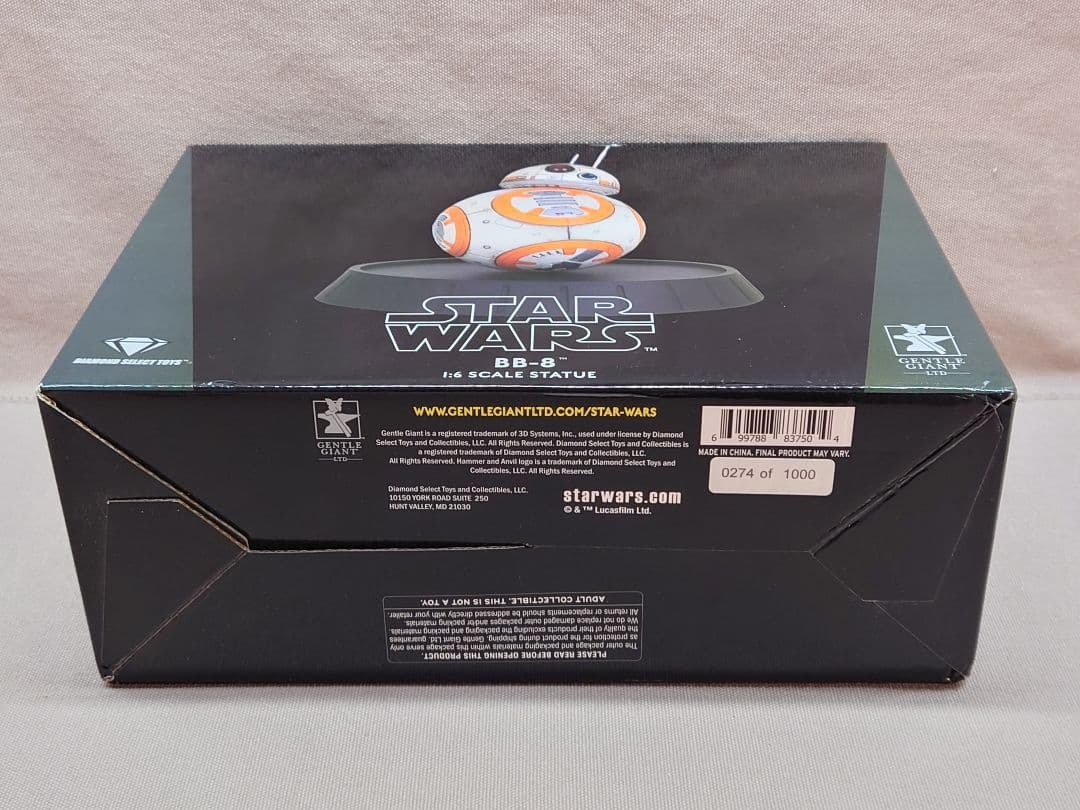 スターウォーズ　BB−8　1/6size　限定品　ジェントル ジャイアント