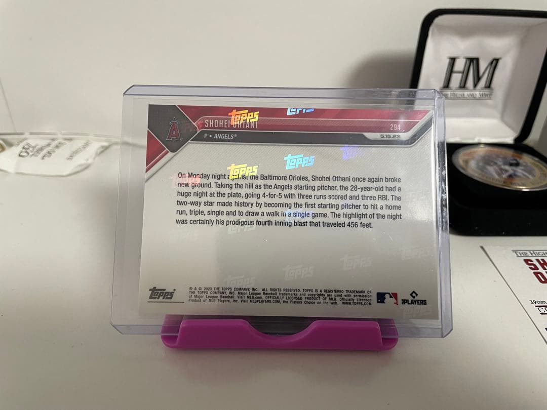 大谷翔平 2023 MLBオールスターゲーム出場記念ゴールド