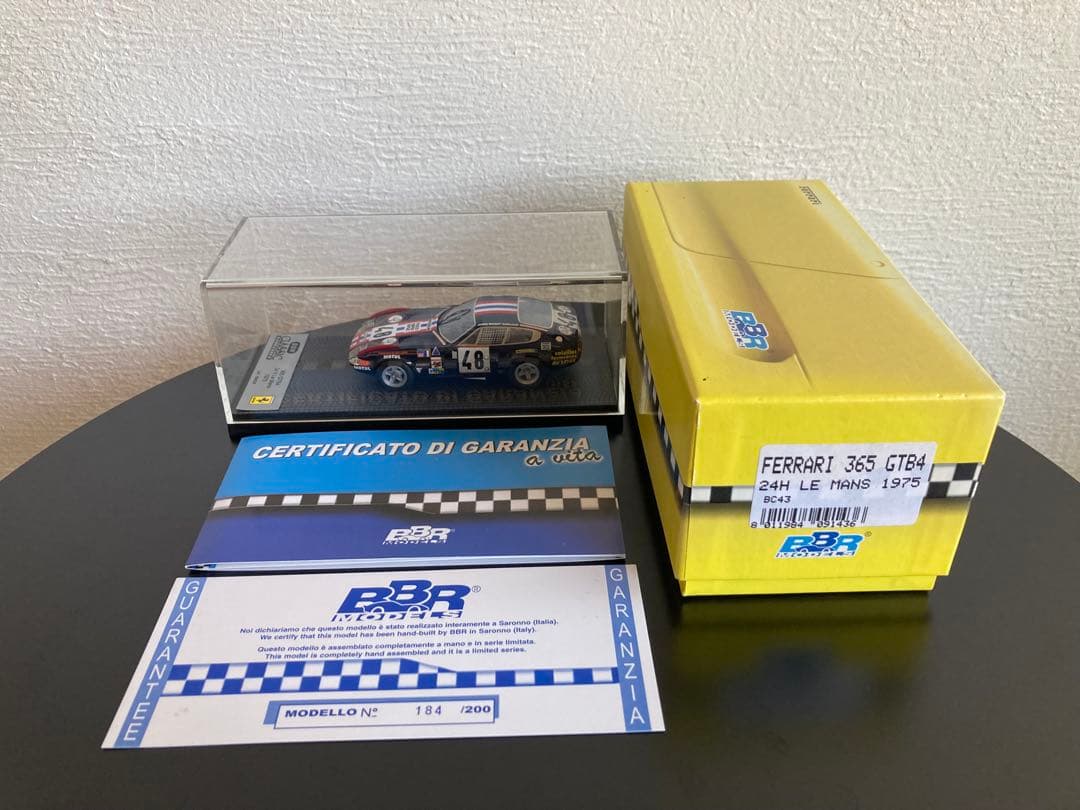 【激レア】BBR 1/43 Ferrari 365 GTB4 24hLeMans