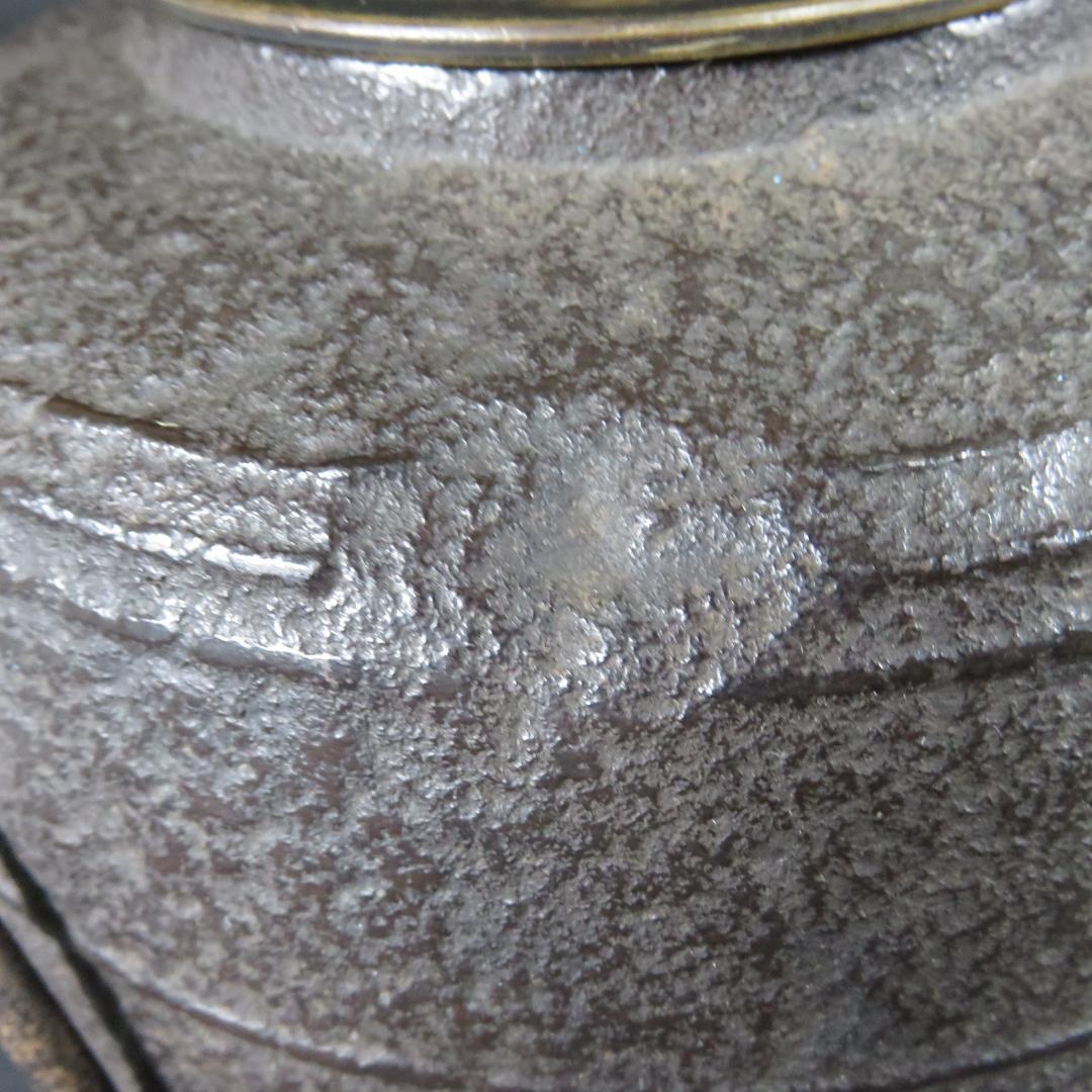 茶釜 風炉 大講堂 内錆あり 茶道具 茶器 在銘 茶の湯