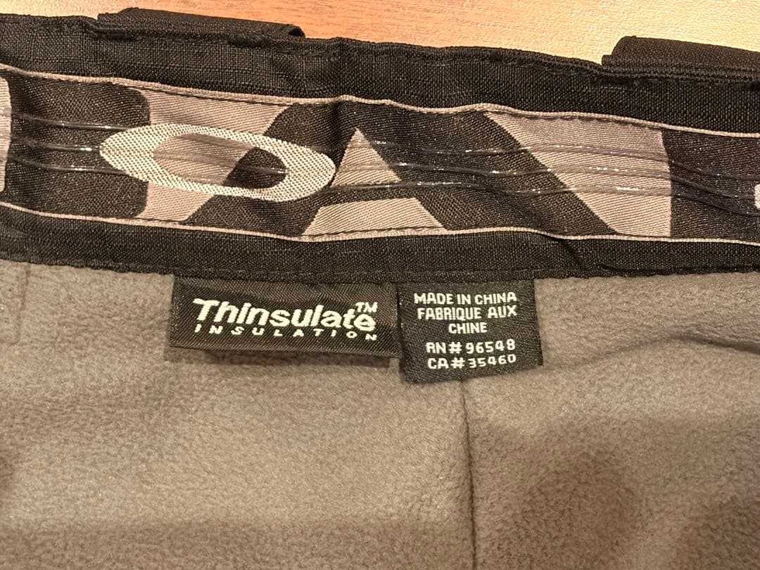 ★オークリーOAKLEY★スノーボード/スキーウエア上下セット M＋フリース S