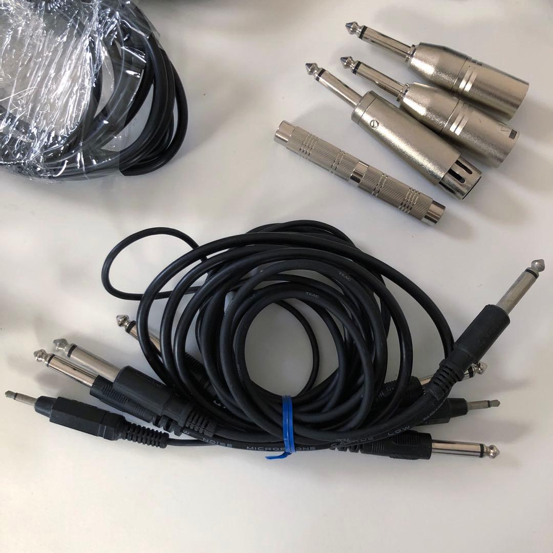 マイク 3点セット ケーブル 卓上マイクスタンド BEHRINGER SONY他