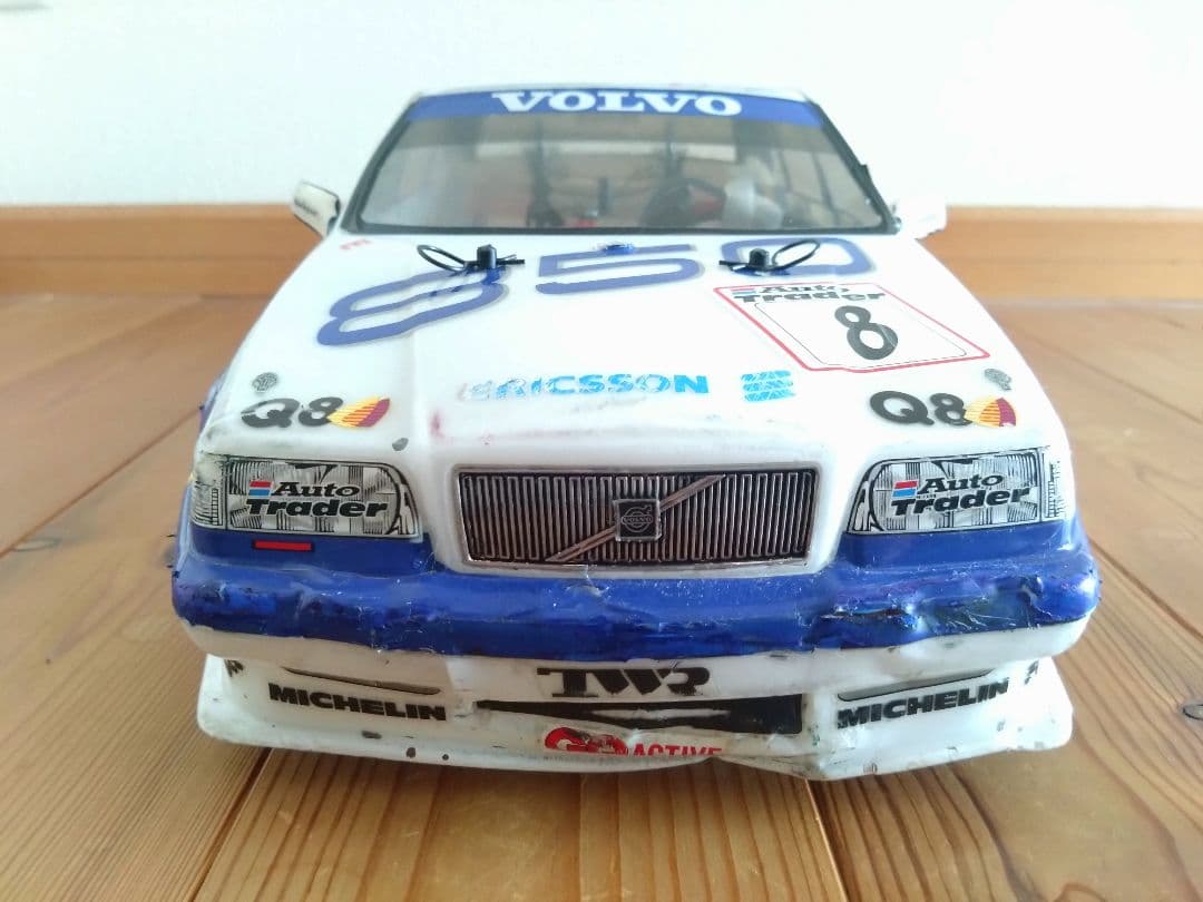 555 　ボディ　VOLVO　ボルボ　850　TA02 シャーシ セット