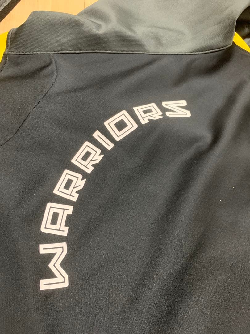 最終価格 レア美品 ウォリアーズ ウォーミングアップジャージ シティエディション