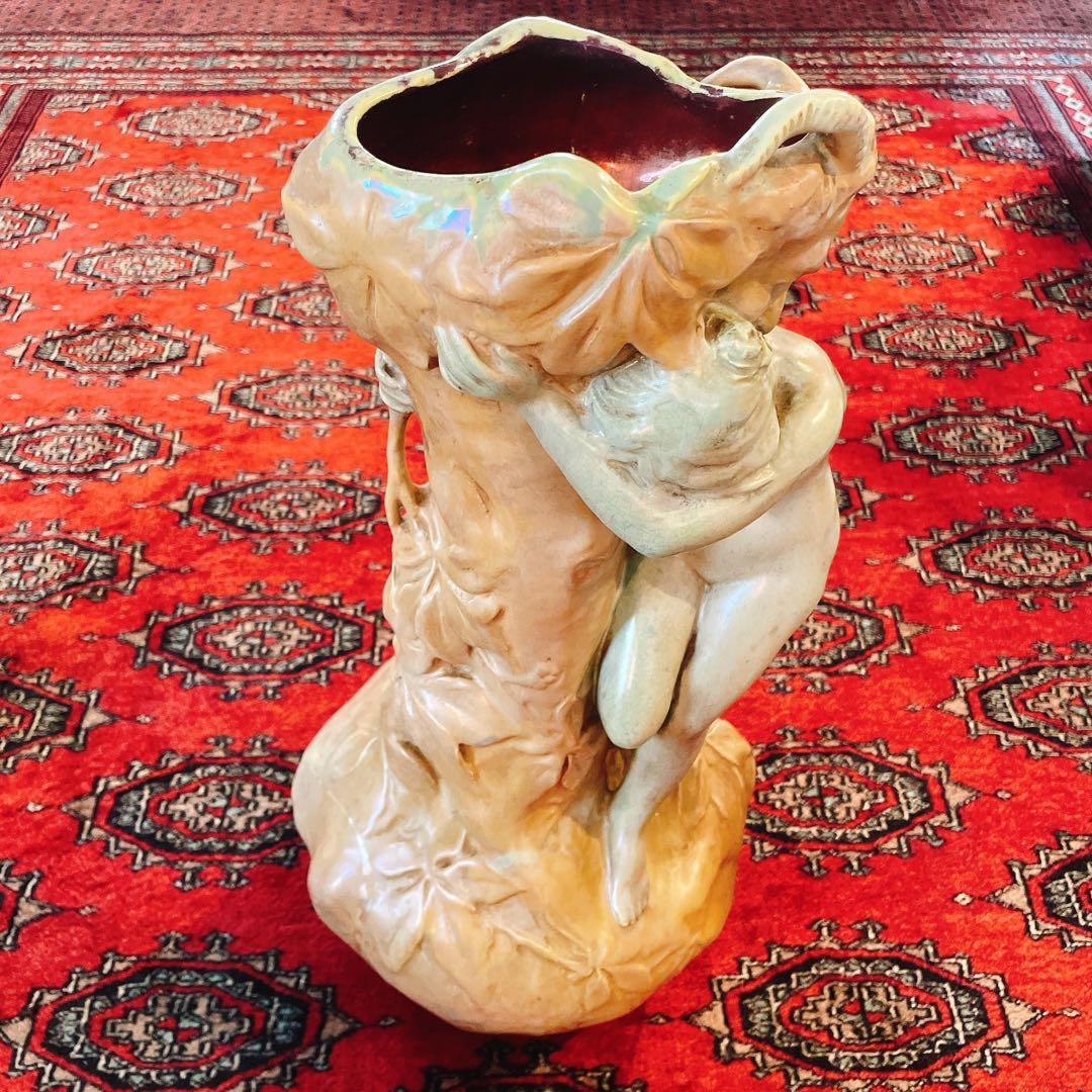 アーネスト・ブシエール　アール・ヌーヴォー　陶芸　美術品　芸術品　アンティーク
