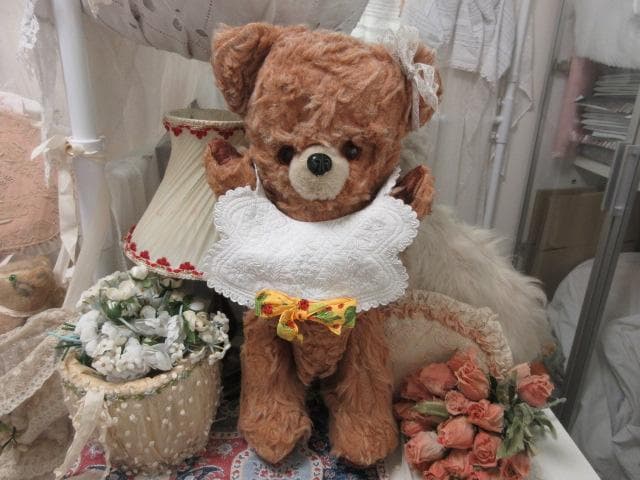 可愛い　アンティークベア　フランス　テディベア　☆　おでこちゃん