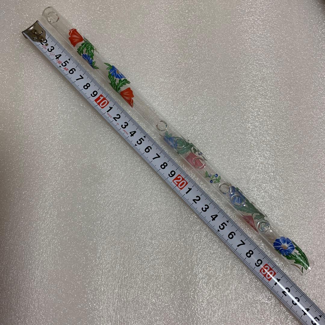 HALL クリスタルフルートC菅　Poppy 花柄デザイン