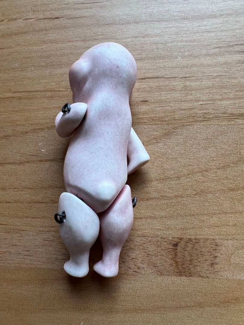 【アンティーク】ドイツ製 オールビスク 子豚ちゃんペア