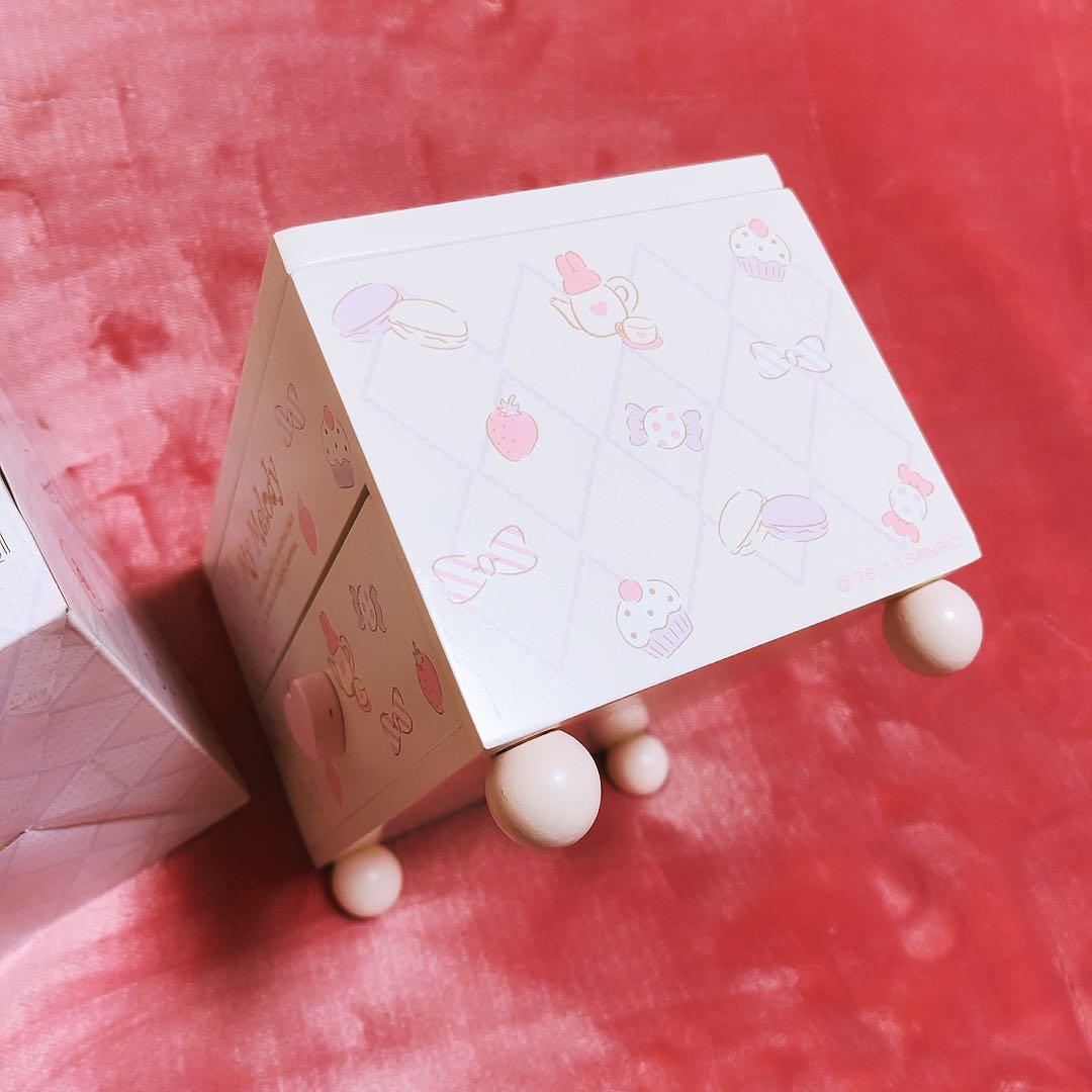 希少レア　マイメロディ　木製チェスト　ジュエリーケース　2013 サンリオ